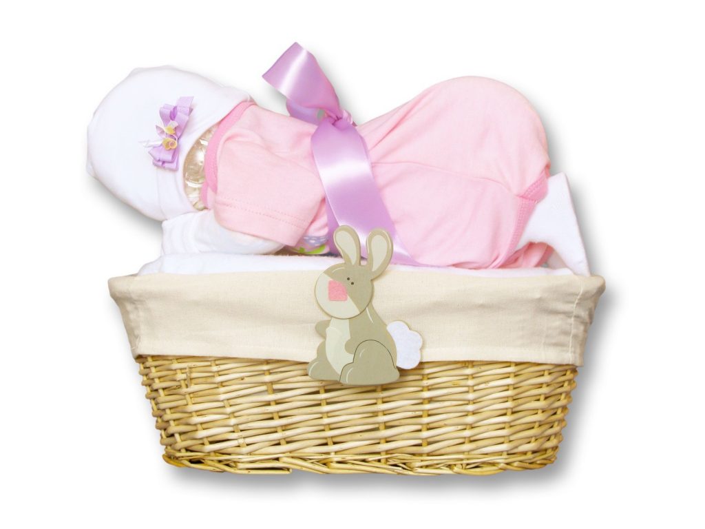 My 1st Easter Onesie Basket - Girl