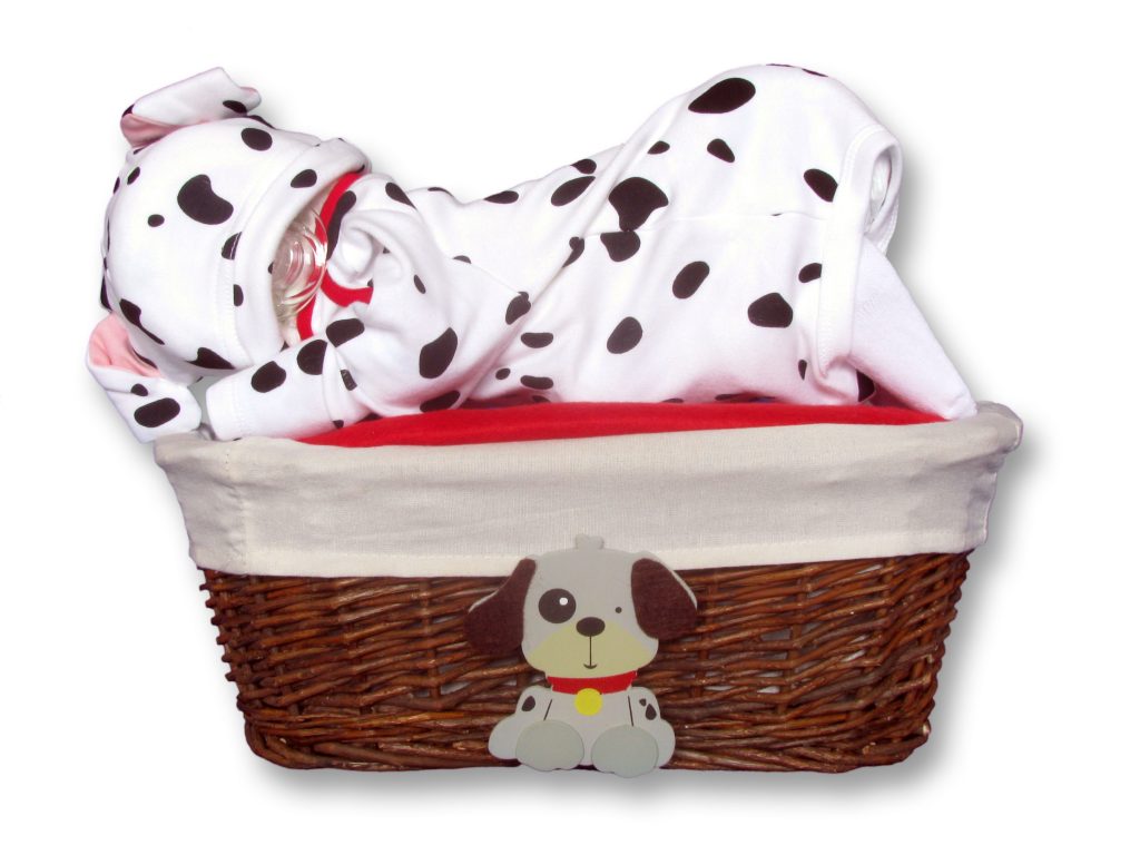 Dalmatian - 2 Piece Set Basket